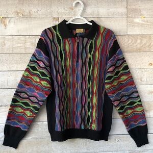 Montechiaro by Lorenzoni Italian merino wool blend sweater